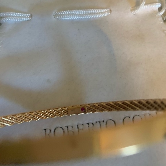Roberto Coin 18k Rose Gold Golden Gate Symphony Bangle - Picture 3 of 8